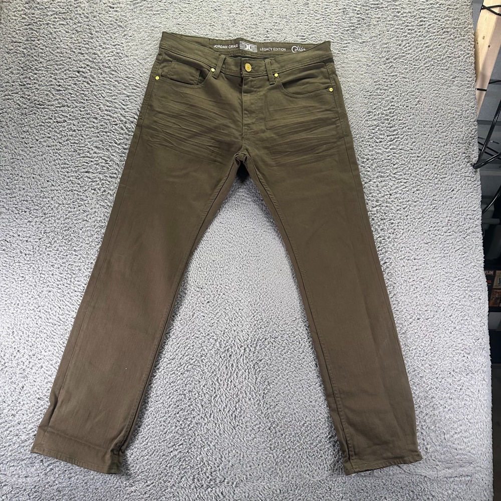 Jordan Craig Legacy Edition Collins Jeans Men 32x32(36x32) Brown Denim Straight